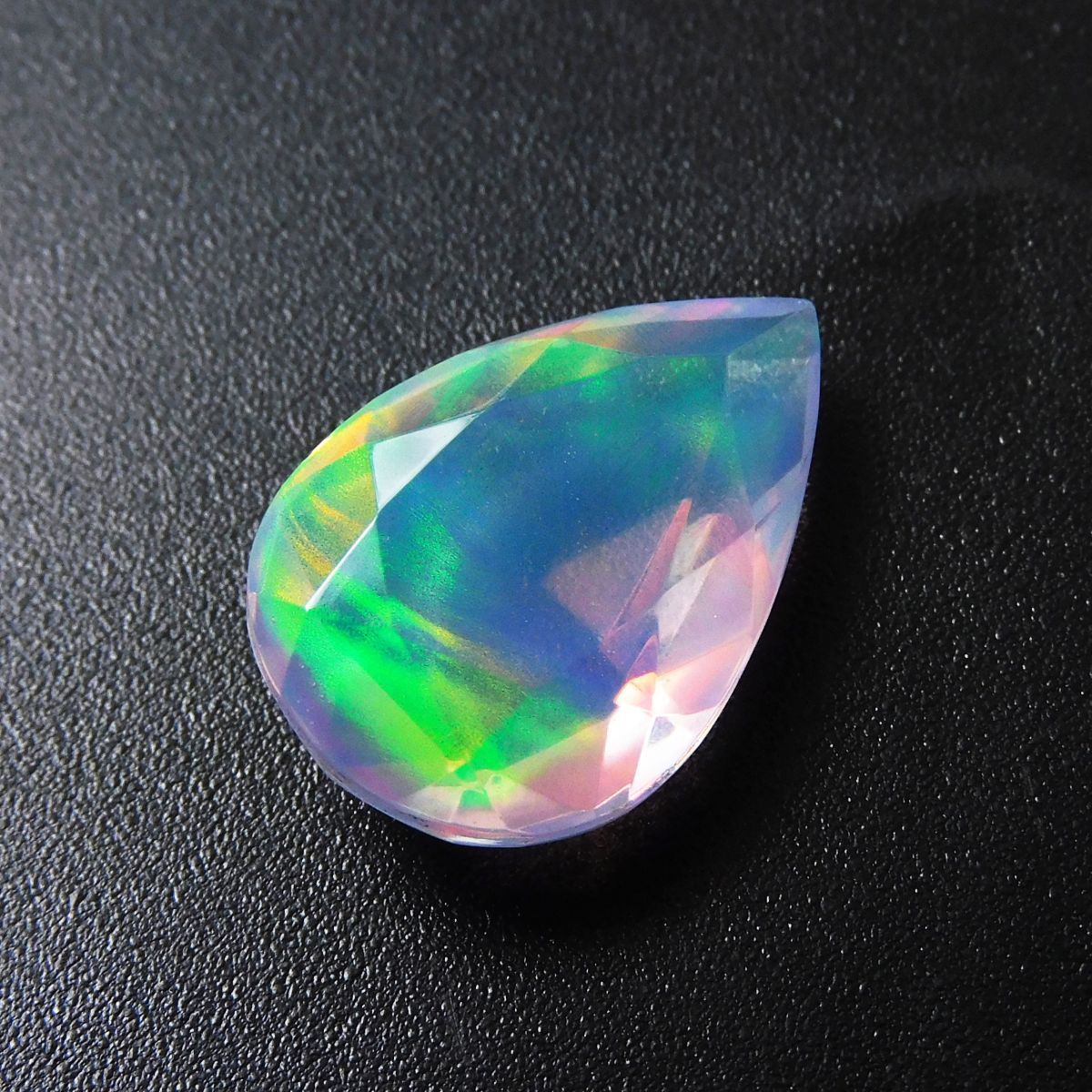 10.70 Carat Natural Fire OPAL Loose Gemstone Beautiful Pear Cut CERTIFIED