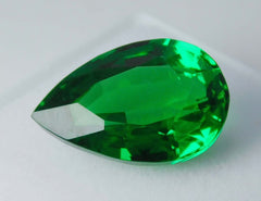 11 Ct CERTIFIED Natural Tsavorite Green Loose Gemstone Garnet Pear Cut