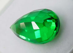 11 Ct CERTIFIED Natural Tsavorite Green Loose Gemstone Garnet Pear Cut