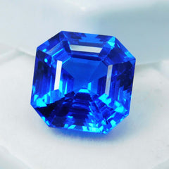 10.30 Ct Natural Tanzanite CERTIFIED Blue Emerald Cut Beautiful Loose Gemstone