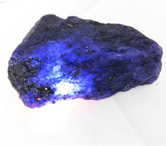 555 Ct Natural Sapphire Huge Rough Earth Mined CERTIFIED Blue Loose Gemstone