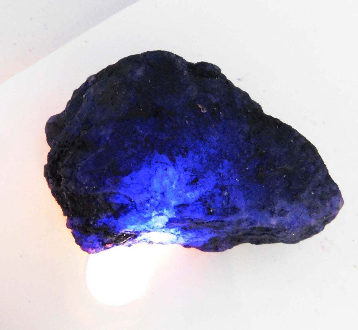 555 Ct Natural Sapphire Huge Rough Earth Mined CERTIFIED Blue Loose Gemstone