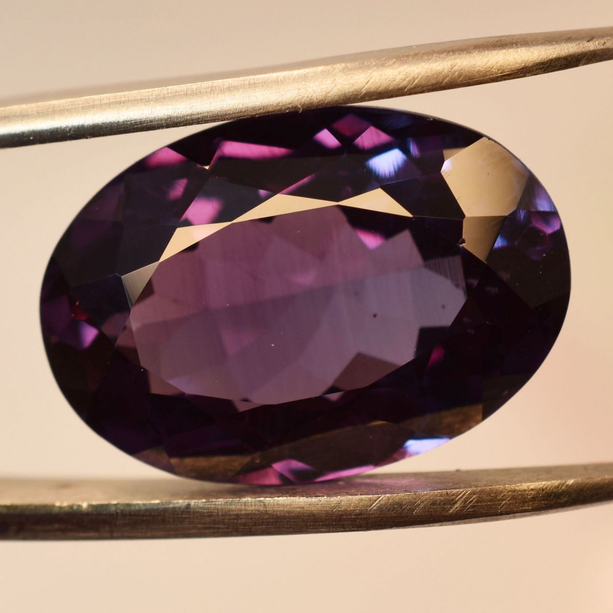 15.20 Ct CERTIFIED Natural Alexandrite Color Change Loose Gemstone Oval Cut