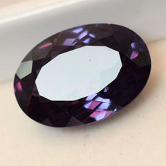 15.20 Ct CERTIFIED Natural Alexandrite Color Change Loose Gemstone Oval Cut