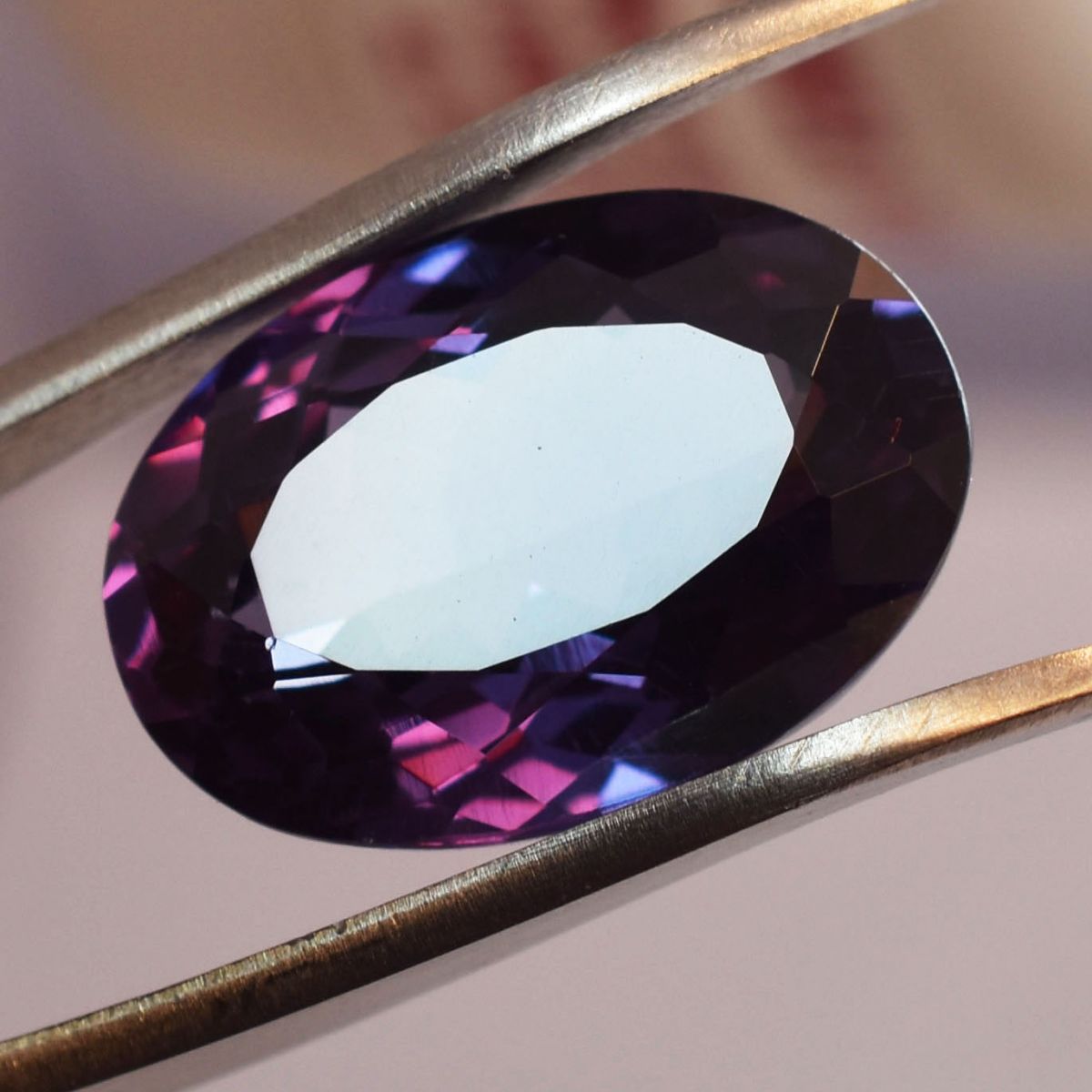 15.20 Ct CERTIFIED Natural Alexandrite Color Change Loose Gemstone Oval Cut