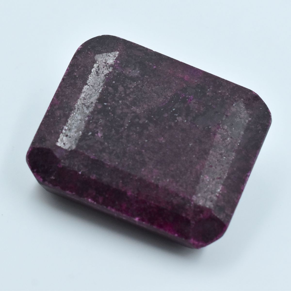 Red Ruby Emerald Cut 213.90 Carat Precious Natural CERTIFIED Loose Gemstone