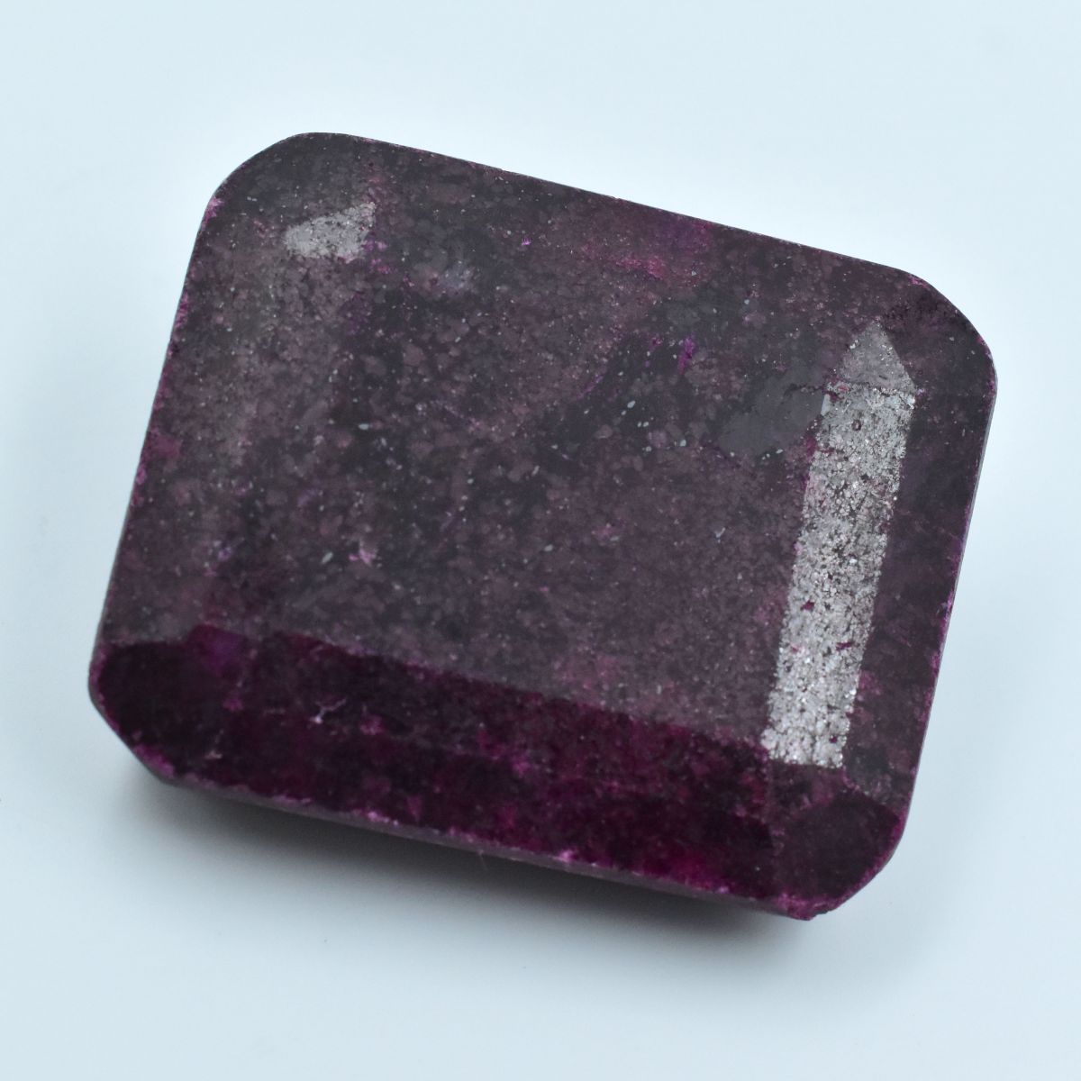 Red Ruby Emerald Cut 213.90 Carat Precious Natural CERTIFIED Loose Gemstone