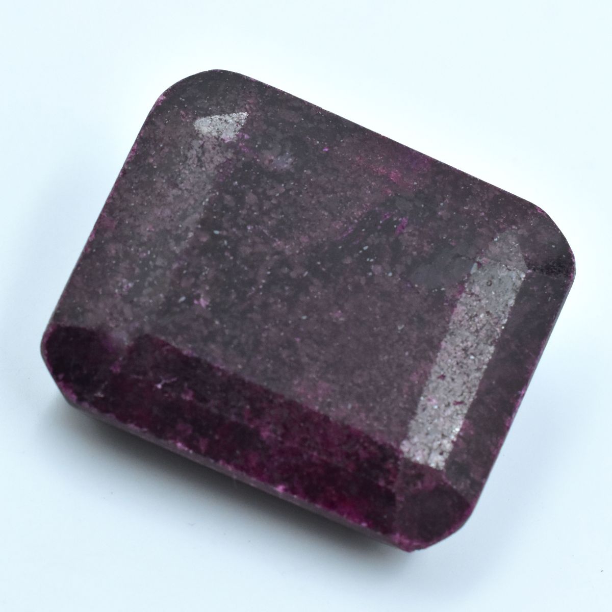 Red Ruby Emerald Cut 213.90 Carat Precious Natural CERTIFIED Loose Gemstone