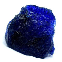 550 Ct Uncut Rough Earth Mined Large Natural Blue Sapphire Gemstone CERTIFIED