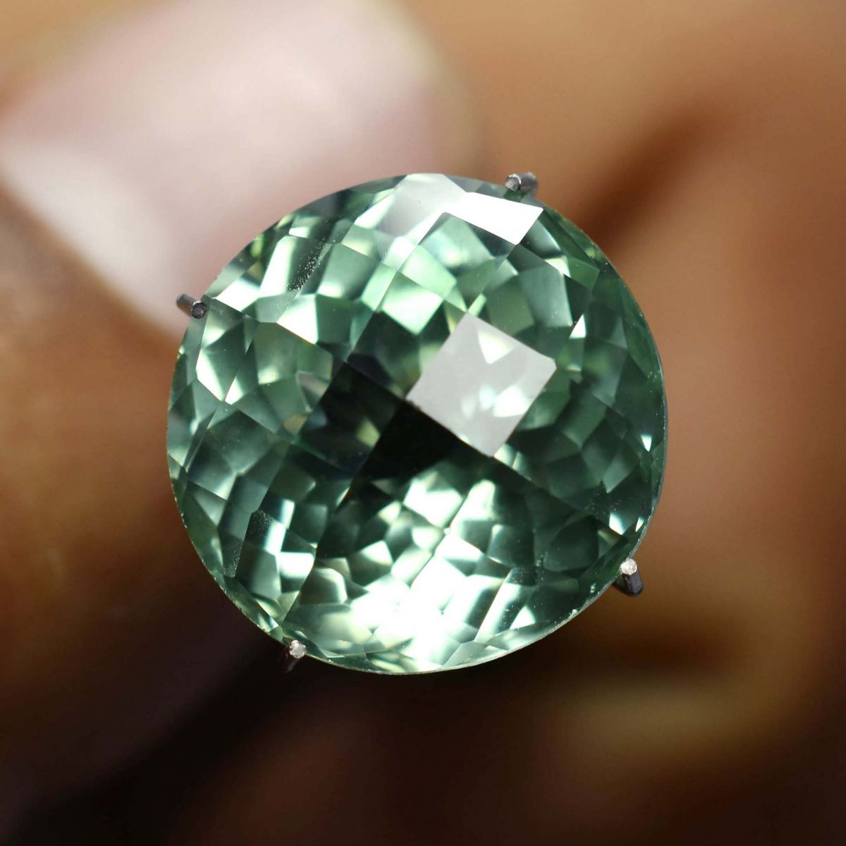 8.60 Ct Natural Montana Sapphire Bluish Green Round Cut Loose Gemstone CERTIFIED