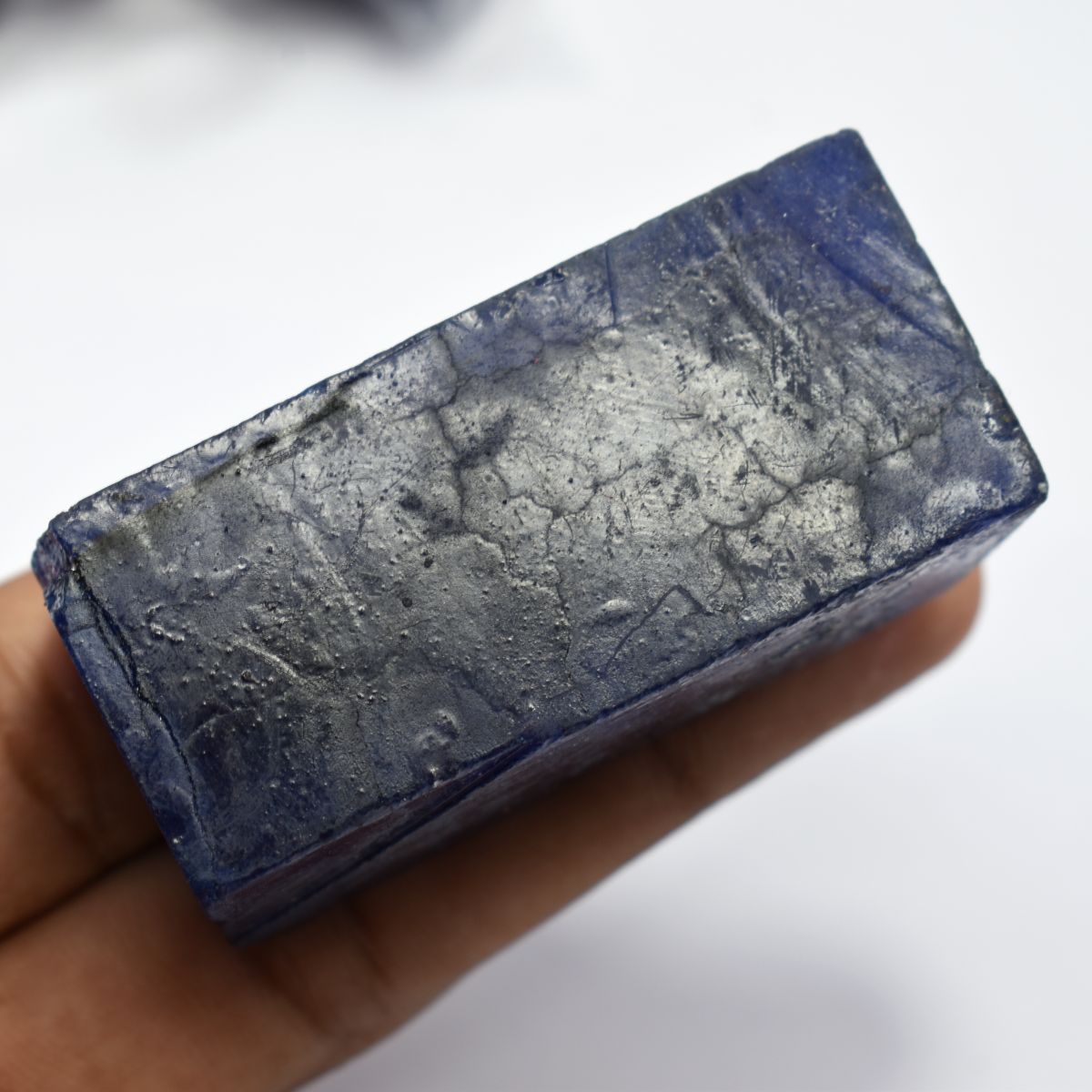 Blue Tanzanite Rough 186.36 Ct Natural CERTIFIED Loose Gemstone Perfect Uncut