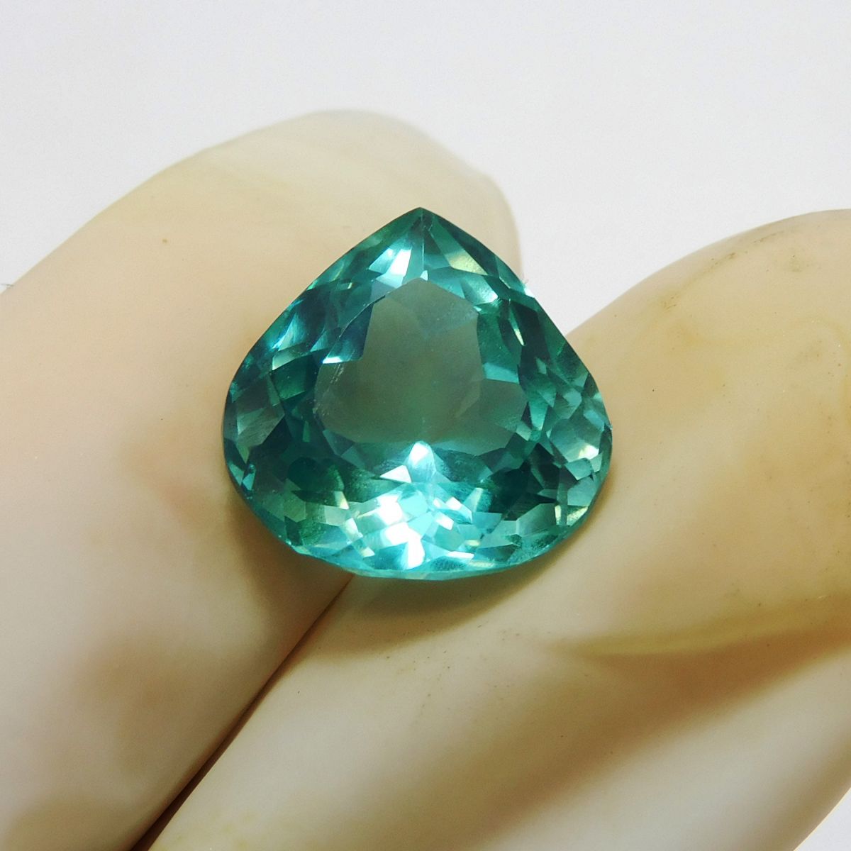7.85 Ct Natural Gemstone Bluish Green Grandidierite CERTIFIED Pear Cut