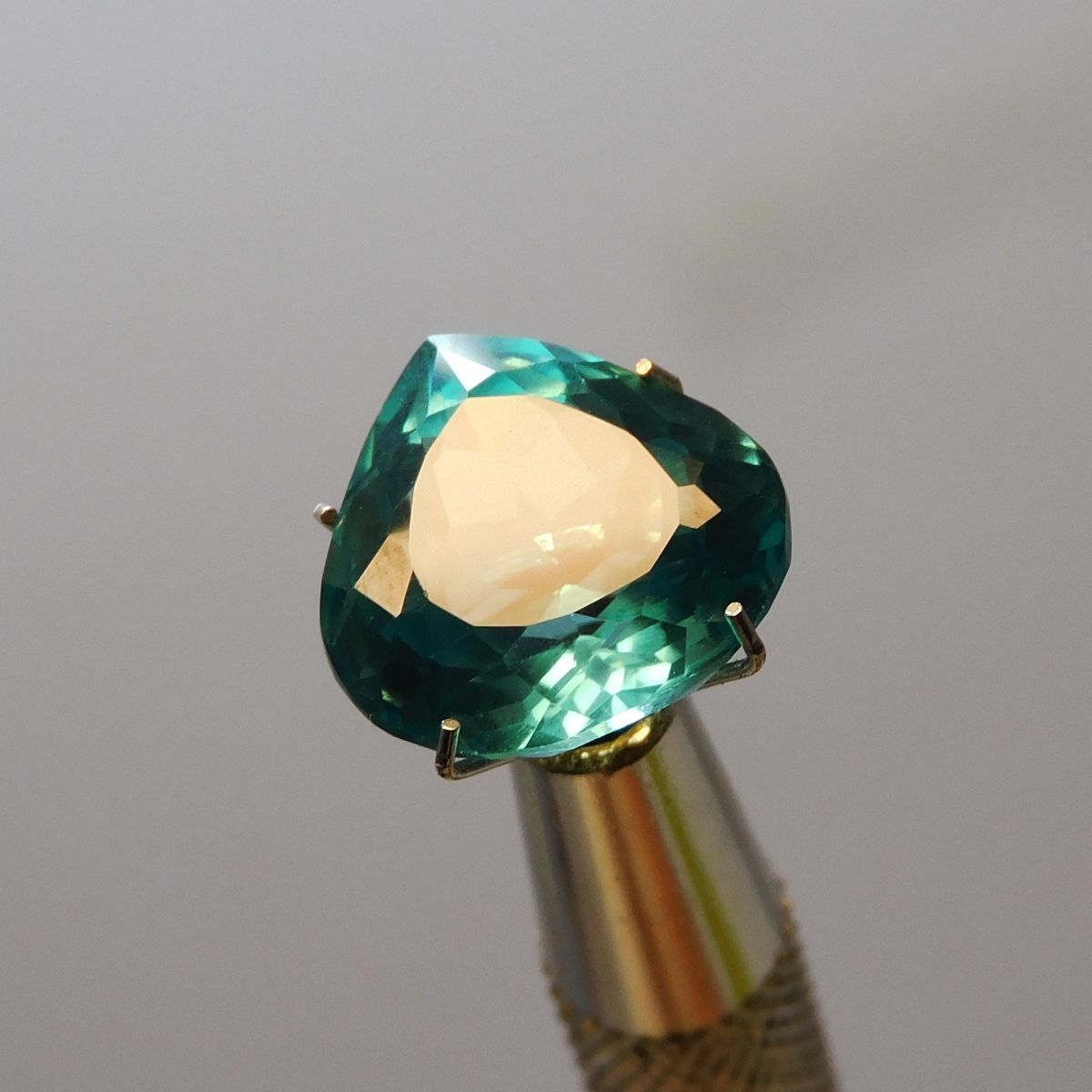 7.85 Ct Natural Gemstone Bluish Green Grandidierite CERTIFIED Pear Cut