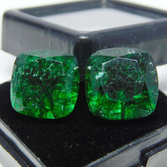 17 Carat Natural Certified Loose Gemstone Untreated Green Colombian Emerald