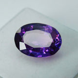 Extremely Rare Natural Purple Tanzanite 8 Ct Oval Cut CERTIFIED Loose Gemstone