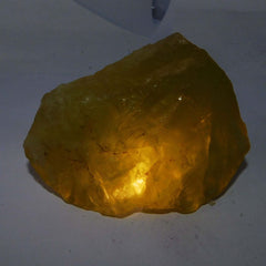 1185 Ct Natural Sapphire Huge Rough Earth Mined CERTIFIED Yellow Loose Gemstone