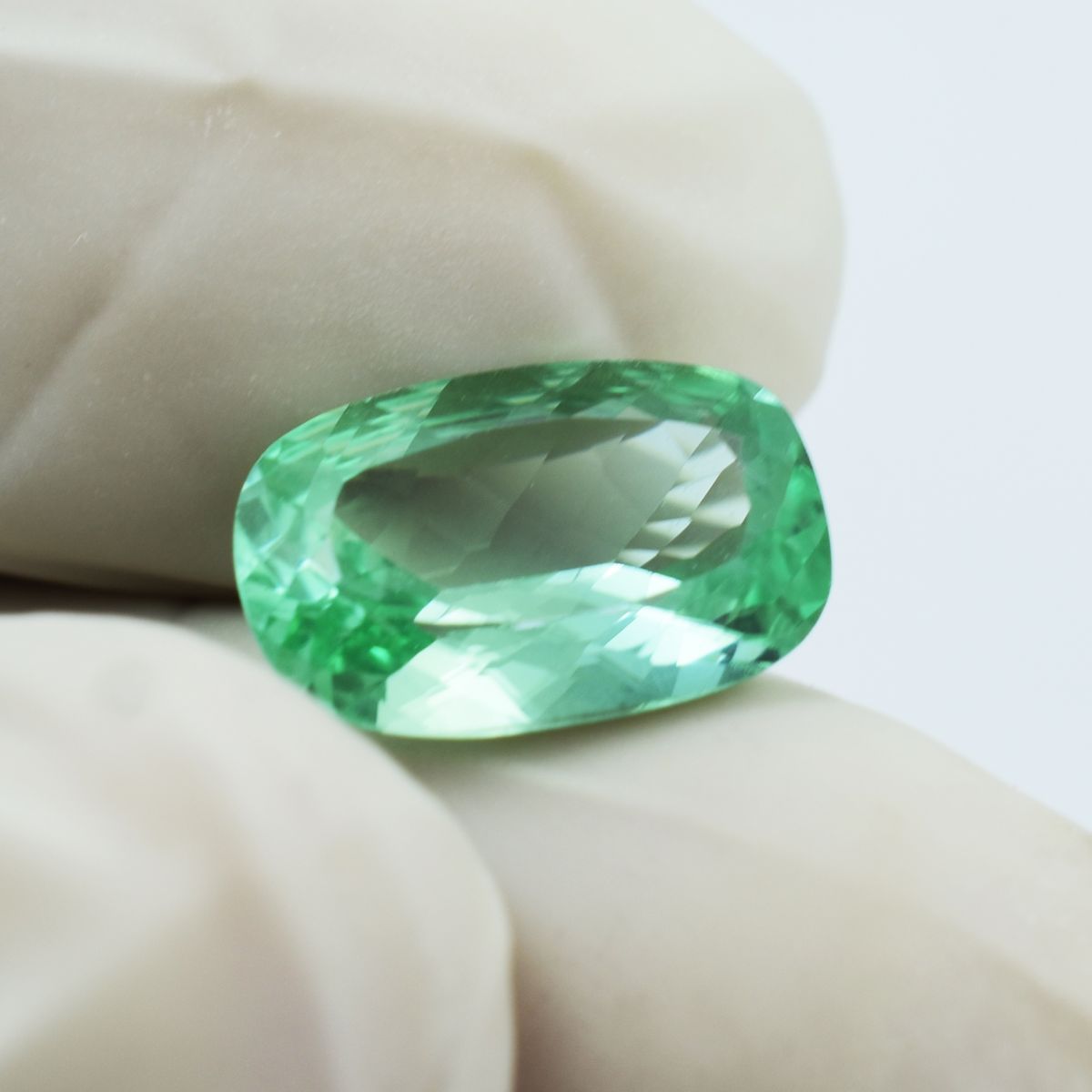 CERTIFIED Bluish Green 7.40 Ct Natural Grandidierite Cushion Cut Loose Gemstone