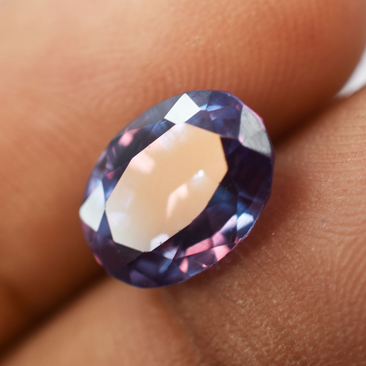 Natural Alexandrite Oval Cut Color-Change 4.55 Ct CERTIFIED Loose Gemstone