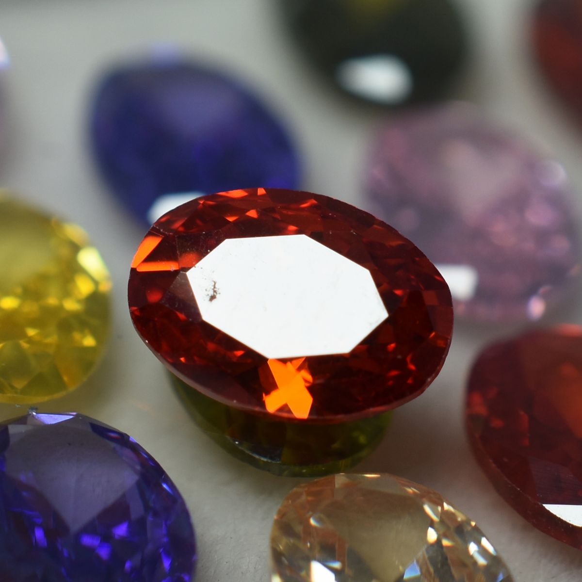 Oval Cut Sapphire Mix Color 24 Pcs Natural CERTIFIED Loose Gemstone 7x5 MM Lot