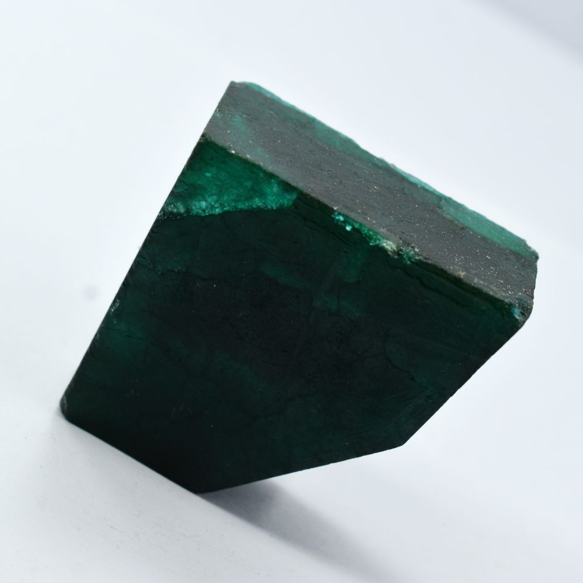 Uncut Rough Huge Size 282.30 Ct Natural Green Emerald Loose Gemstone CERTIFIED