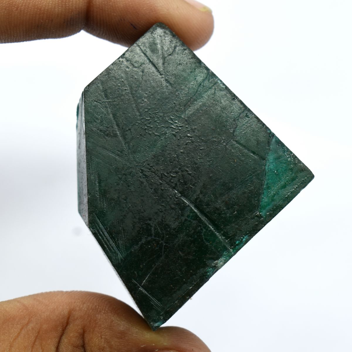 Uncut Rough Huge Size 282.30 Ct Natural Green Emerald Loose Gemstone CERTIFIED