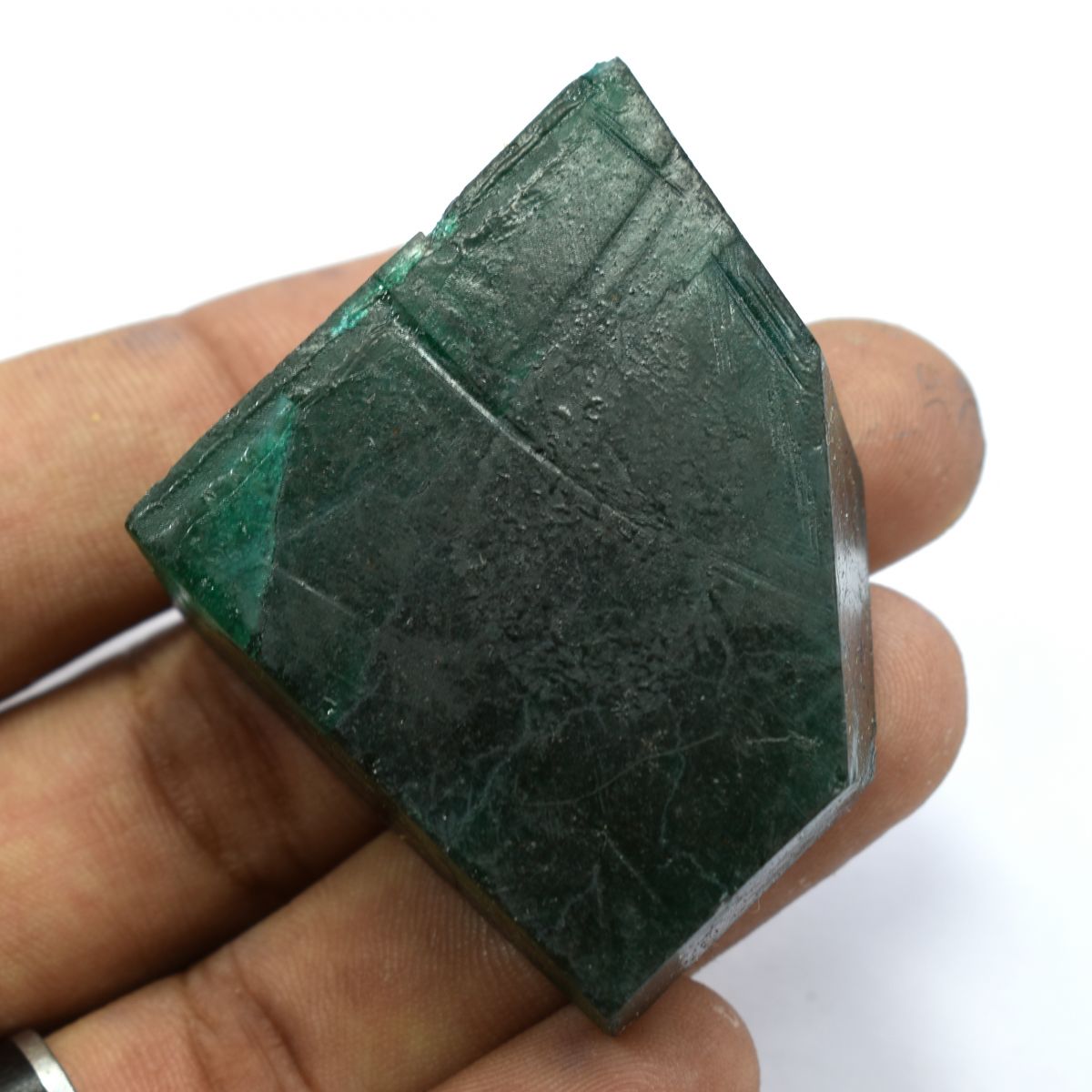 Uncut Rough Huge Size 282.30 Ct Natural Green Emerald Loose Gemstone CERTIFIED