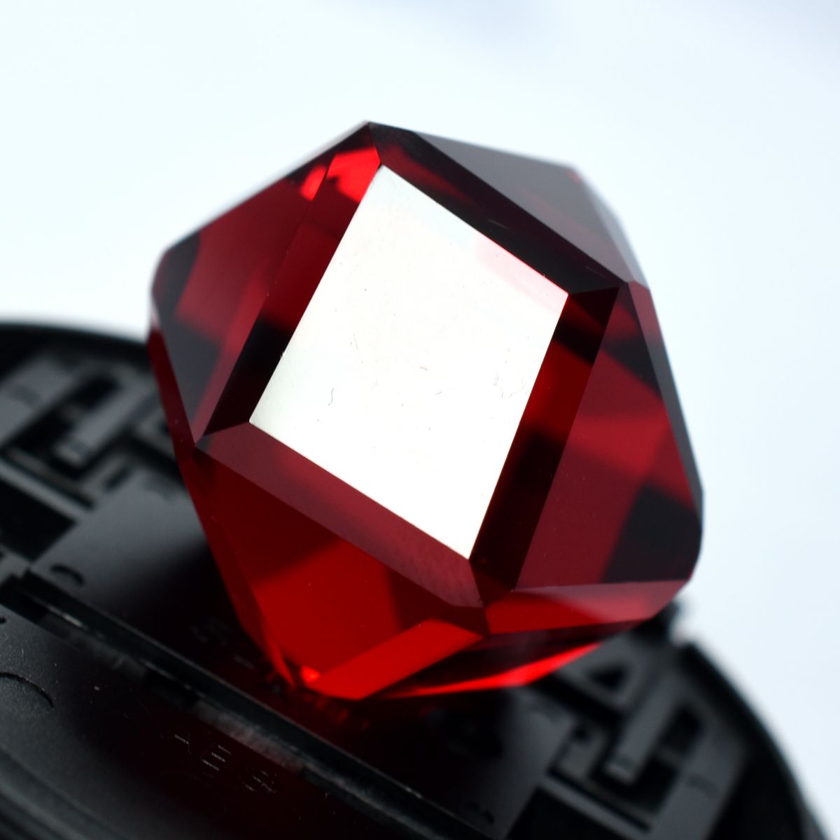 Fancy AAA++ Cut CERTIFIED 111.32 Ct Lab-Created Red Ruby Loose Gemstone