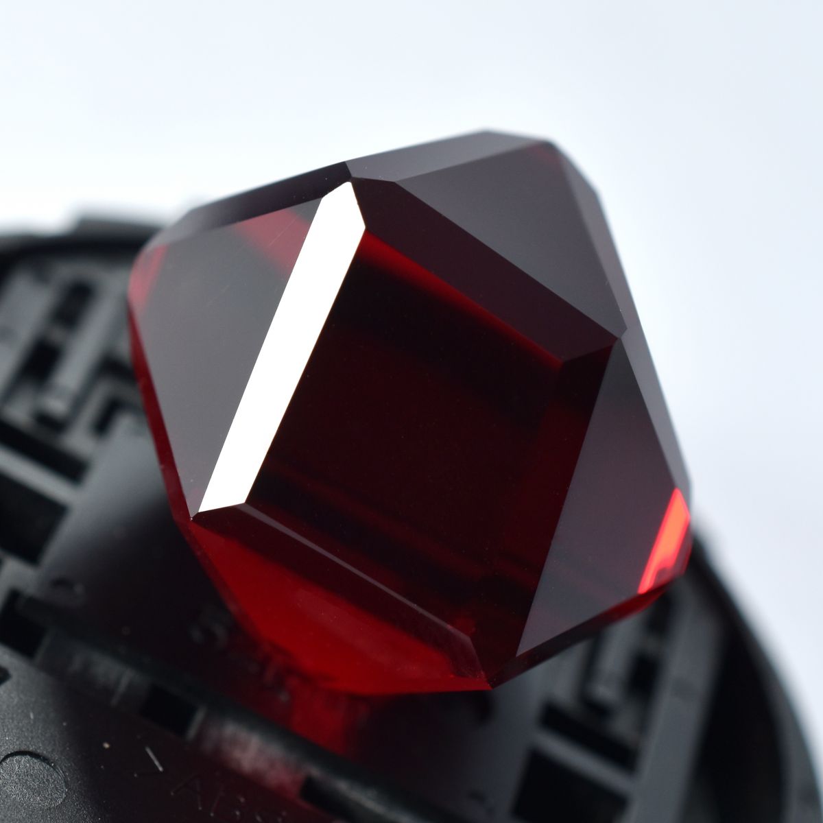 Fancy AAA++ Cut CERTIFIED 111.32 Ct Lab-Created Red Ruby Loose Gemstone