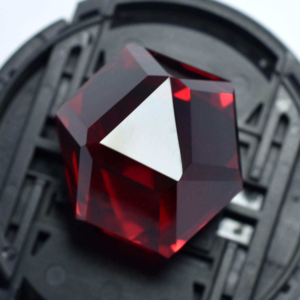 Fancy AAA++ Cut CERTIFIED 111.32 Ct Lab-Created Red Ruby Loose Gemstone