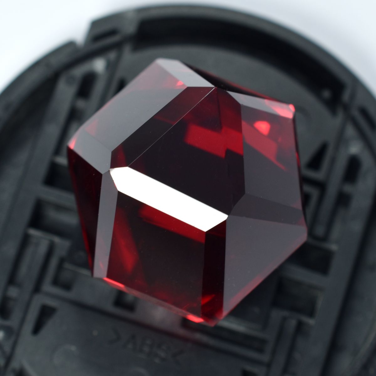 Fancy AAA++ Cut CERTIFIED 111.32 Ct Lab-Created Red Ruby Loose Gemstone