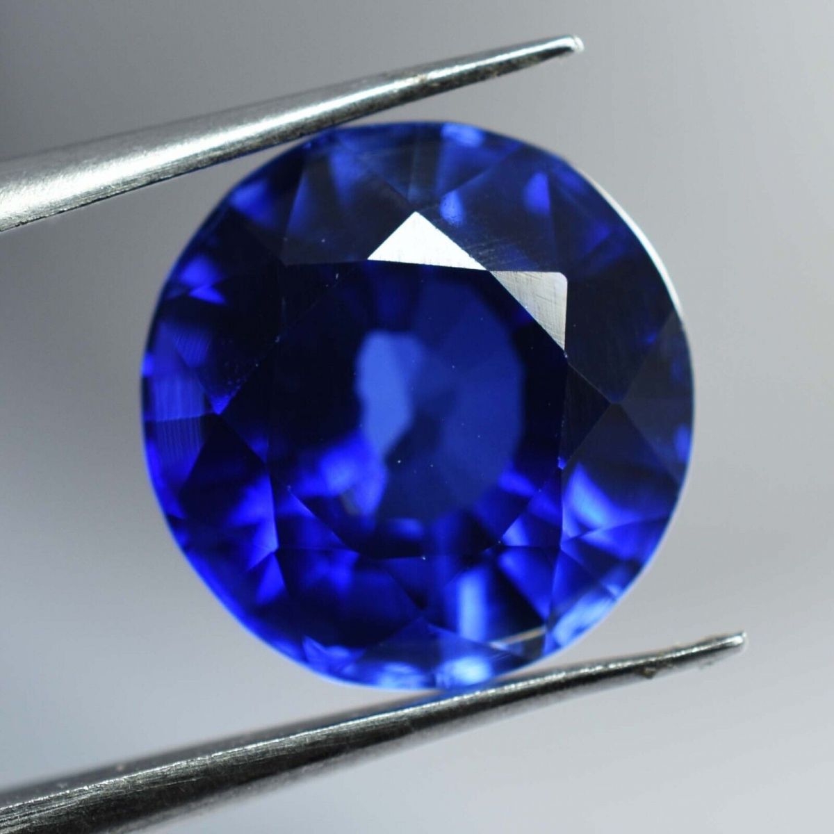 8.35 Ct Extremely Natural SAPPHIRE Blue ROUND Cut Gemstone CERTIFIED Loose