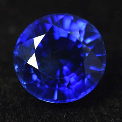 8.35 Ct Extremely Natural SAPPHIRE Blue ROUND Cut Gemstone CERTIFIED Loose