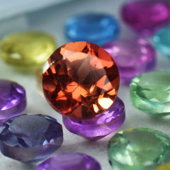 40 Pcs Sapphire Mix Color CERTIFIED Gemstone Lot 4 MM Round Mix Color sapphire