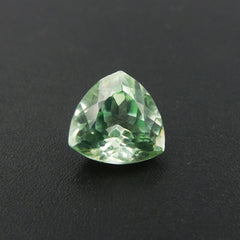 3.87 Ct Trillion Cut Bluish Green Natural Sapphire Loose Gemstone CERTIFIED