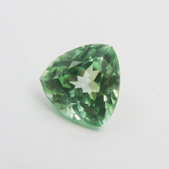 3.87 Ct Trillion Cut Bluish Green Natural Sapphire Loose Gemstone CERTIFIED