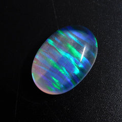 Natural Multi Color Oval Cut Boulder Opal 21.35 Ct CERTIFIED Loose Gemstone