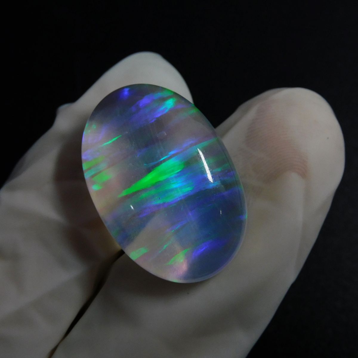 Natural Multi Color Oval Cut Boulder Opal 21.35 Ct CERTIFIED Loose Gemstone