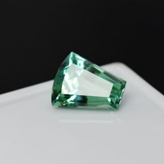 Natural Bluish Green Sapphire 9.40 Carat Fancy Cut CERTIFIED Loose Gemstone