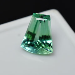 Natural Bluish Green Sapphire 9.40 Carat Fancy Cut CERTIFIED Loose Gemstone