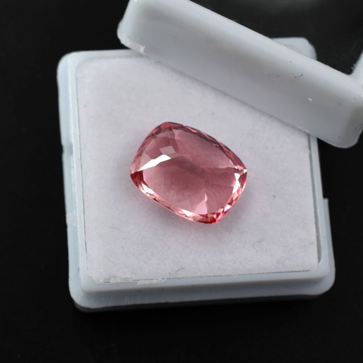 CERTIFIED 8.00 Ct Natural Padparadscha Sapphire Cushion Cut Loose Gemstone