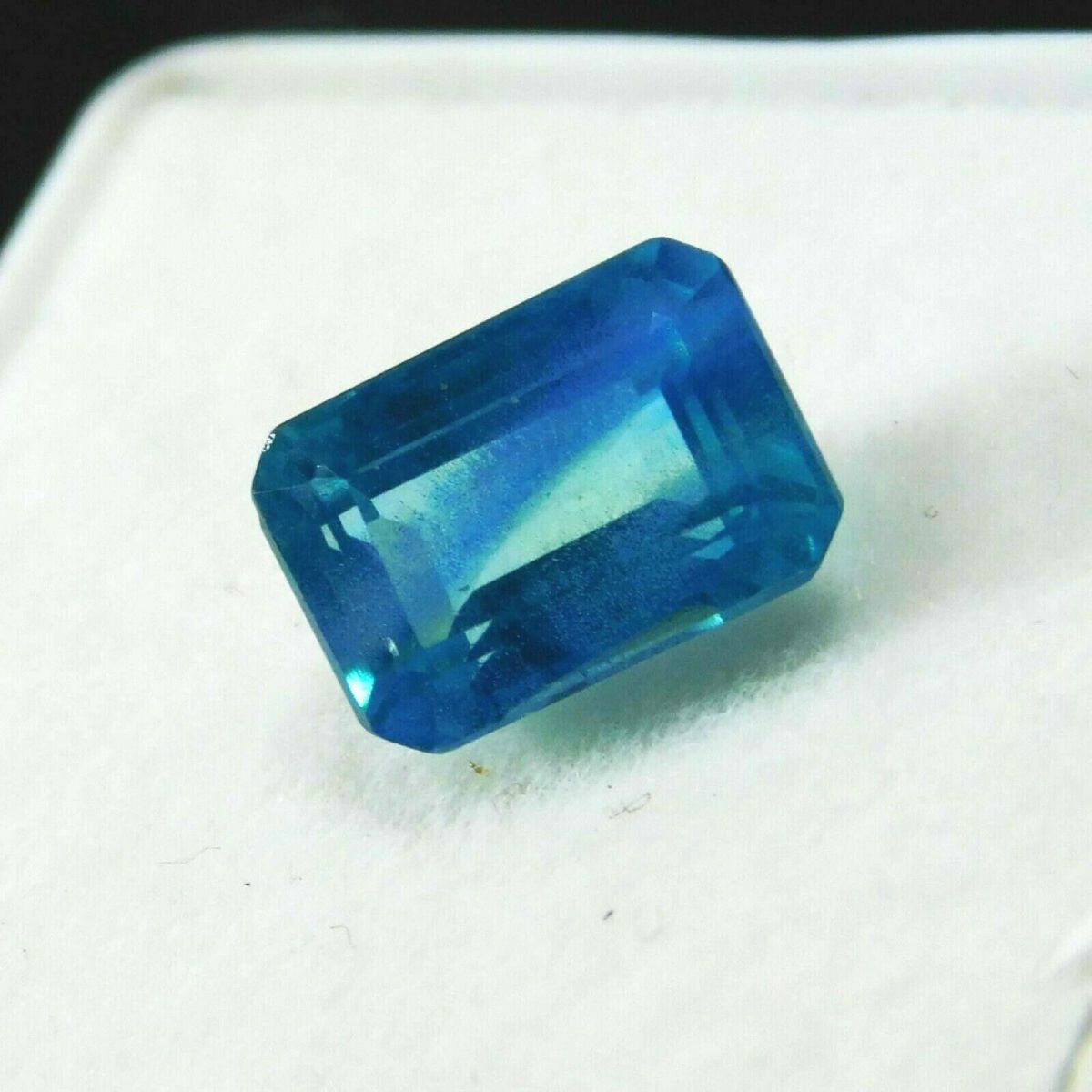 Natural Montana Sapphire 2.5 Ct CERTIFIED Royal Color Emerald Cut Loose Gemstone