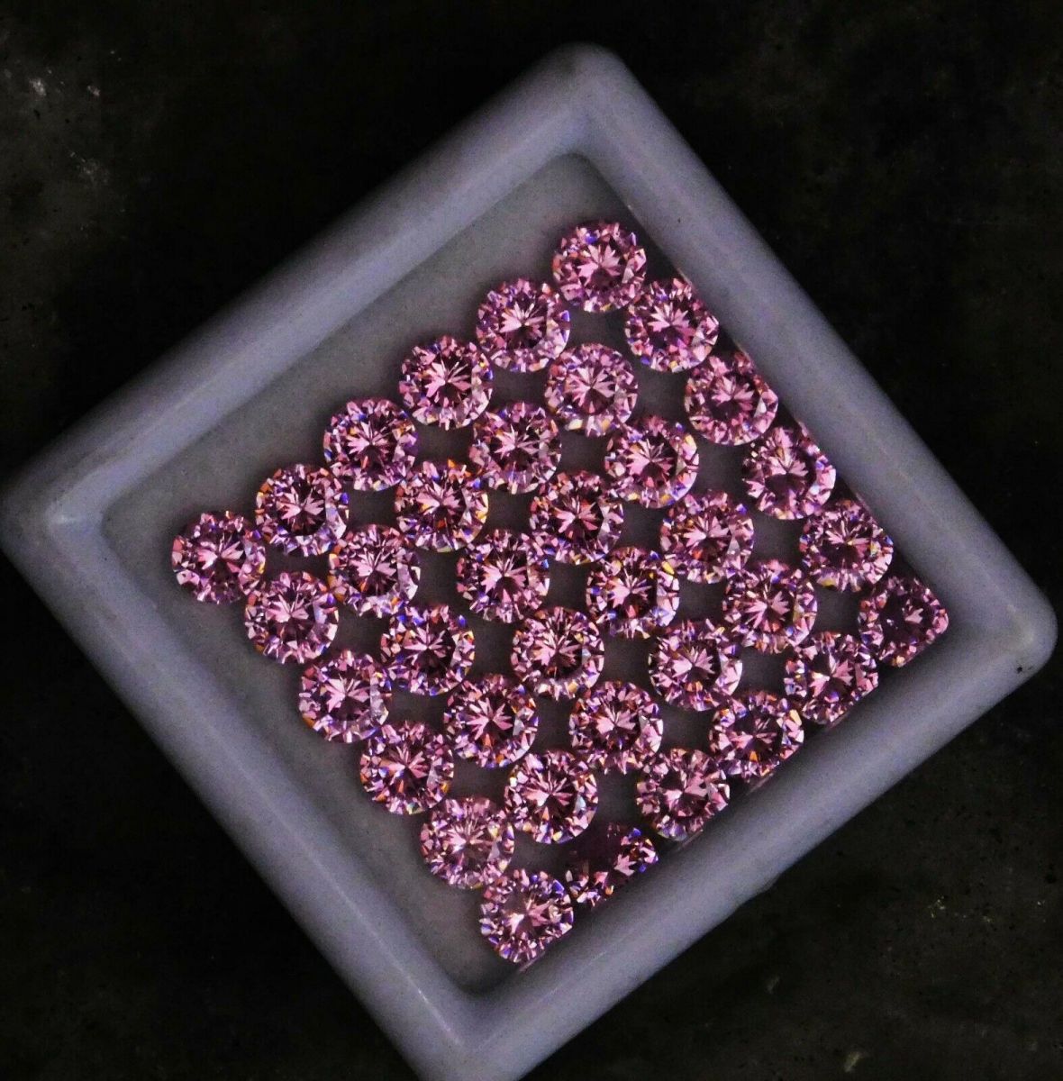 16 PCS Natural Pink Sapphire Loose Gemstone CERTIFIED Lot 5 MM Round Diamond Cut