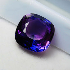 6.40 Ct Natural Purple CERTIFIED Loose Gemstone Tanzanite Square Cushion Cut