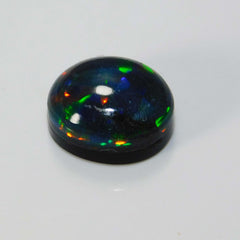 7 Ct Cabochon Multi Color CERTIFIED Loose Gemstone Doublet Fire Opal Ring Siz