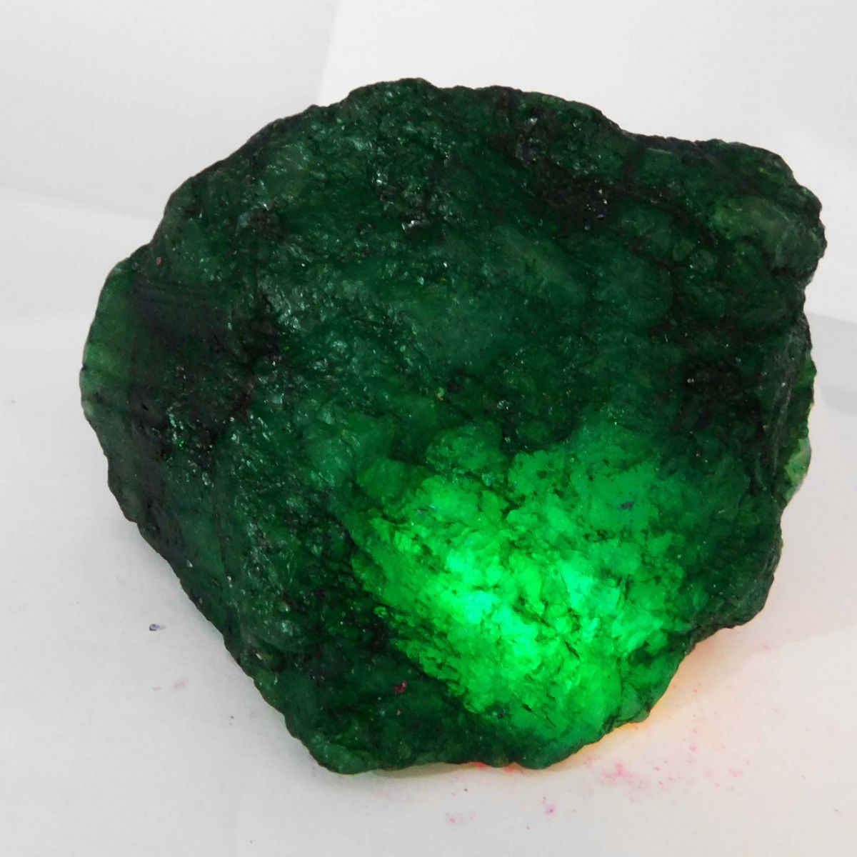 1035 Ct Natural Emerald Huge Rough Earth Mined CERTIFIED Green Loose Gemstone