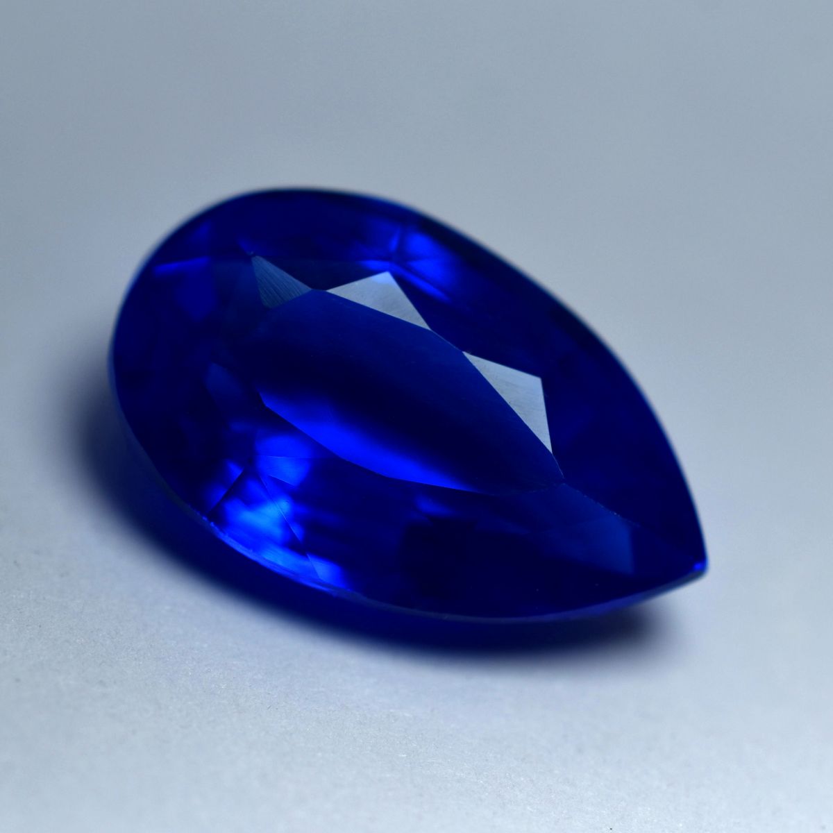 8.55 Ct Natural Blue Sapphire CERTIFIED Loose Gemstone Pear Cut
