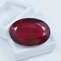 Attractive Deep Red Garnet 84.40 Ct Oval Cut Natural Loose Gemstone CERTIFIED