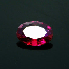 1.00 Ct NATURAL Red RUBY oval Cut CERTIFIED 7x5 mm Loose Gemstones