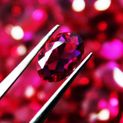 1.00 Ct NATURAL Red RUBY oval Cut CERTIFIED 7x5 mm Loose Gemstones