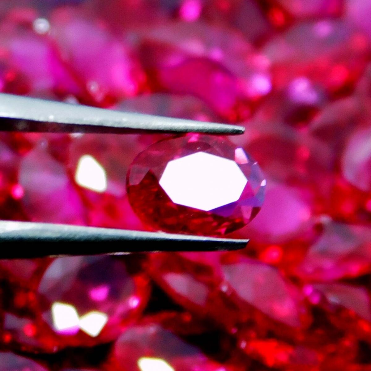 1.00 Ct NATURAL Red RUBY oval Cut CERTIFIED 7x5 mm Loose Gemstones